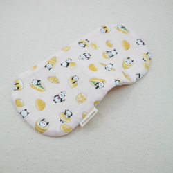 ふわもこハンカチ｜パンダのパン屋さん-Panda’s Bakery-｜S・10×20cm｜8重ガーゼハンカチ｜プチギフト 4枚目の画像