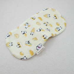 ふわもこハンカチ｜パンダのパン屋さん-Panda’s Bakery-｜S・10×20cm｜8重ガーゼハンカチ｜プチギフト 5枚目の画像