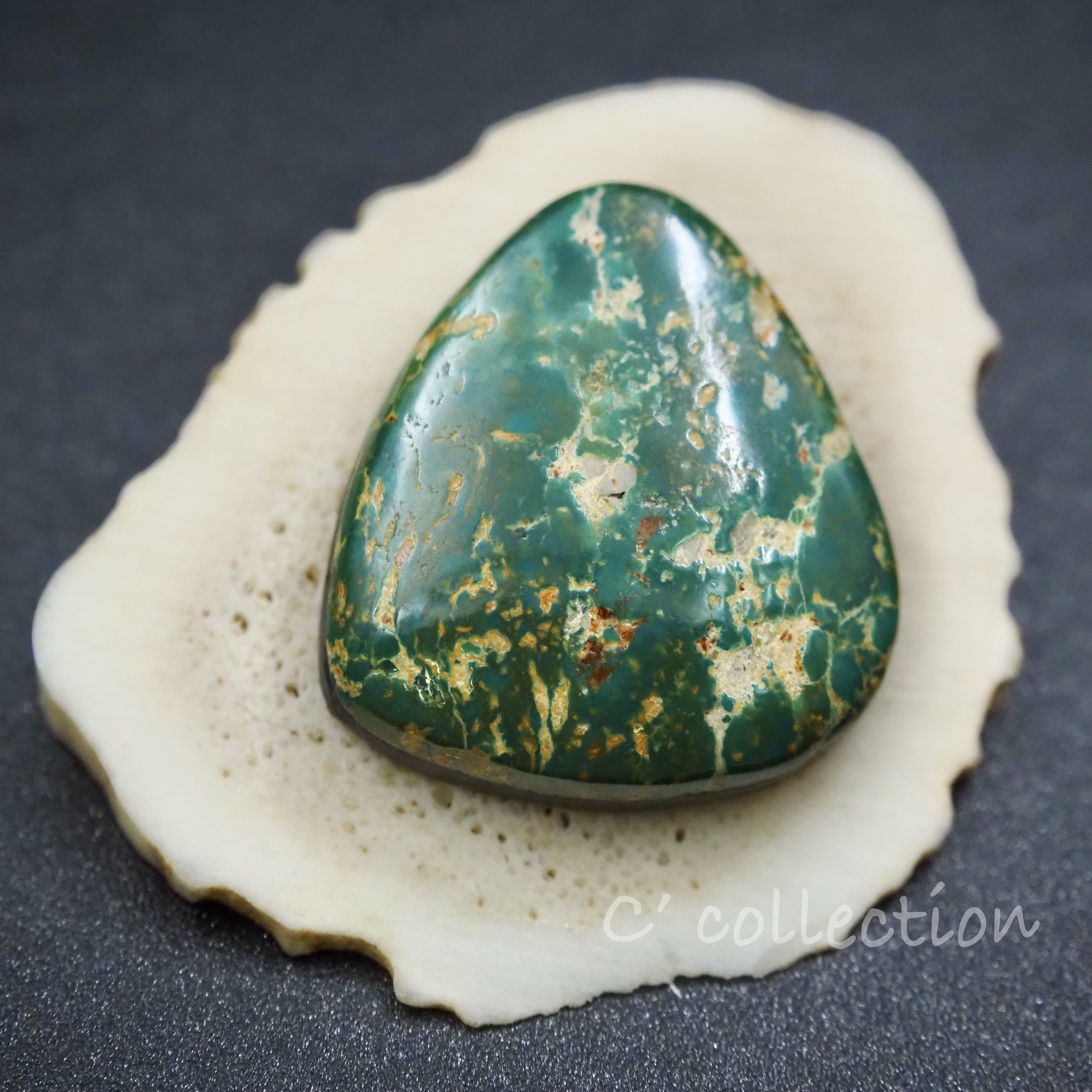 15ct King’s Manassa Turquoise キングスマナッサ ターコイズ KM-3 ルース ナチュラル