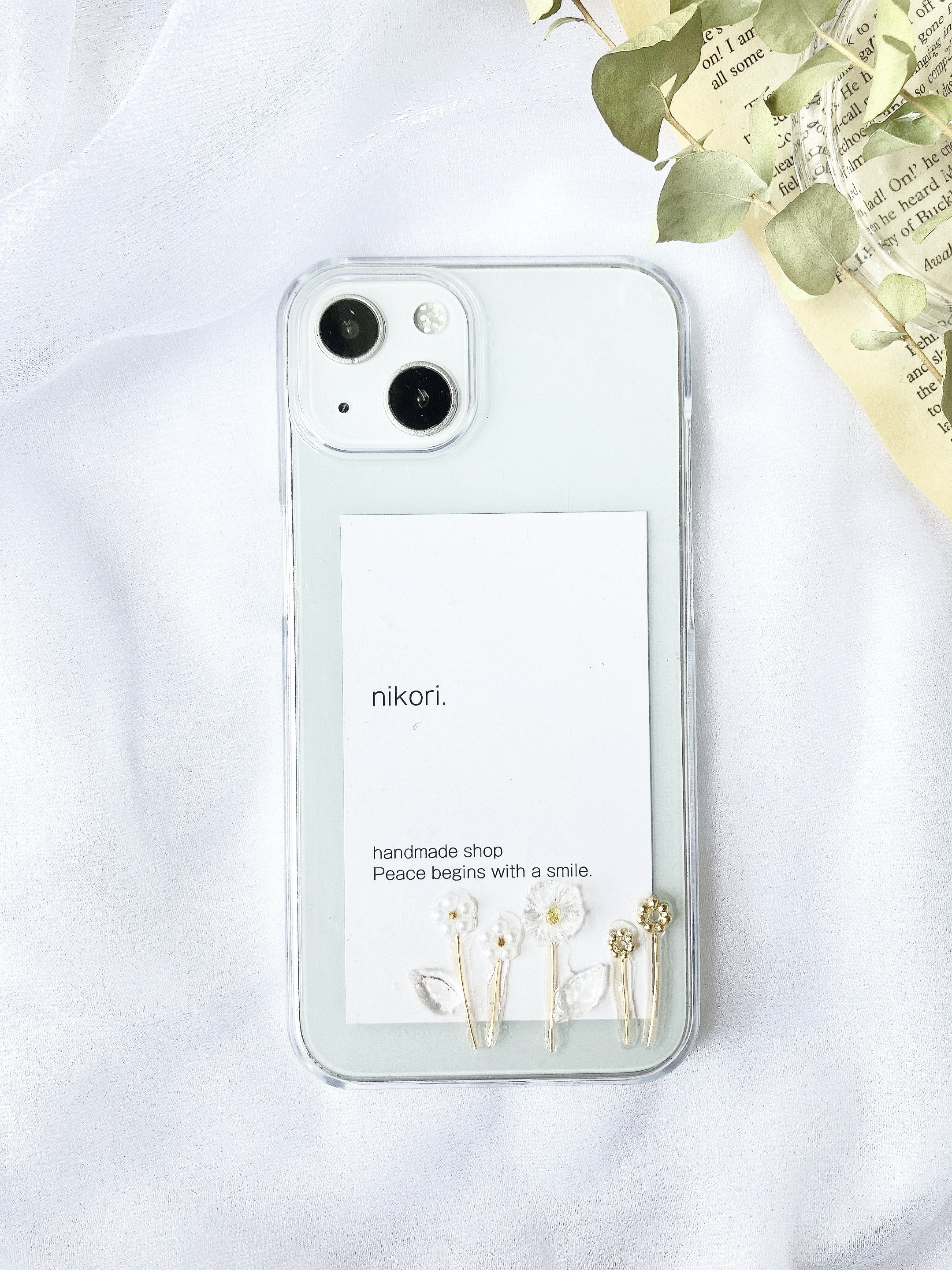 Mardi Mercredi フラワーケース　iPhone13用 Mardi Mercredi フラワーケースiPhone13用
