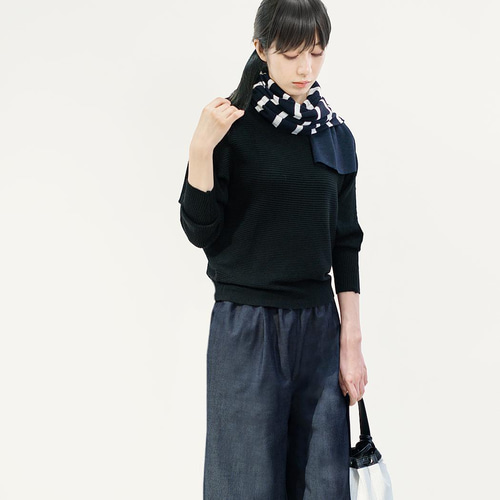 色落ちしない 岡山デニムで ずっときれいに 濃紺 ワイドパンツ 色落ちしない 岡山デニムで ずっときれいに 濃紺 ワイドパンツ