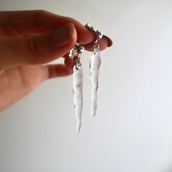 雪 イヤリング・ノンホールピアス の人気通販｜Creema(クリーマ) 国内  