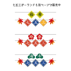 七五三の千歳飴袋"大サイズ"花七宝柄、名入れ無料 14枚目の画像