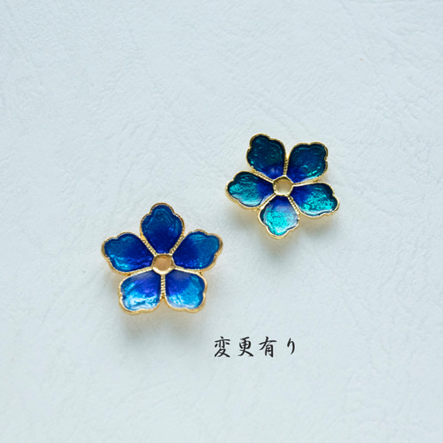 天然石ローズクォーツのお花と蝶のかんざし 二本挿し 桃の花 かんざし