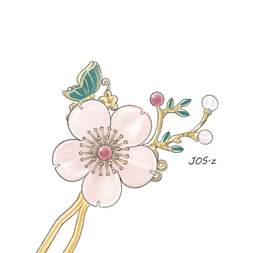 天然石お花 1_455c68bfaa9aeb41bf8755c5ceee