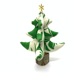 卓上 ツリー / クリスマスツリー　布製ツリー　グリーン　ハワイアン　フラダンス 2枚目の画像
