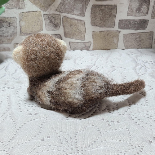 受注制作】フェレット 羊毛フェルト うちの子オーダー可