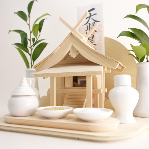 アンティークレトロ稲荷神社記念朱金杯三段重ね木箱入り大中小