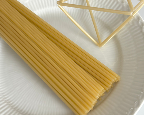 らっきょ！ヒンメリ用プラスチックストロー1000本 作りやすい 美しく仕上がる ヒンメリ用ストロー ナチュラル