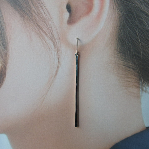 棒ピアス シルバー 【silver】 両耳用2つセット ピアス(フック 棒ピアス シルバー 【silver】 両耳用2つセット ピアス(フック