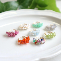 《夏の福袋》｛イヤーカフ｝２個セット 選べるカラー 14kgf/petit berries ear cuff(片耳） 5枚目の画像