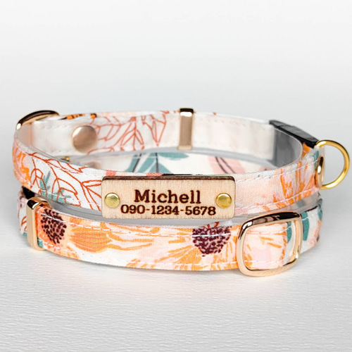 フローラルミューズ 迷子札 猫 首輪 小型犬 安全 セーフティ