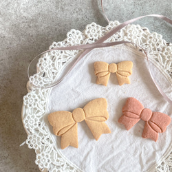 [蝴蝶結]&lt;L尺寸&gt;餅乾模具/可愛/禮物/禮物/手工製作/時尚/生日/週年紀念/慶祝/女孩/母親節 第4張的照片