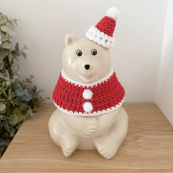 しろくま貯金箱小物＊クリスマスset その他インテリア雑貨 Felice