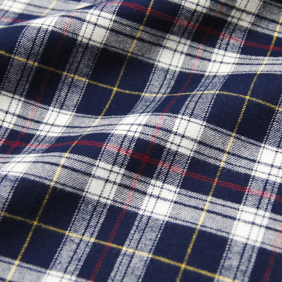 【即納】タータンチェック ロングスカート（ドレスタータン）ネイビー 紺 チェック 起毛 2枚目の画像