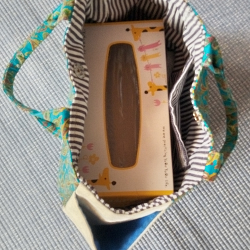 サイドポケット付きトートバッグ トートバッグ うさぎとかめ 通販