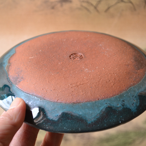 再入荷！】小皿2枚セット ターコイズ ＊小皿 お皿 ☆萩焼 陶器 小皿