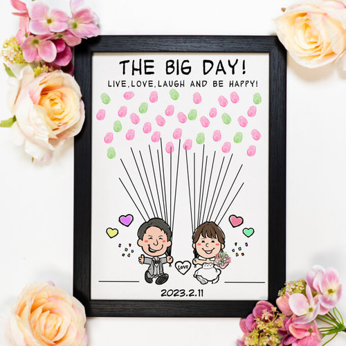 似顔絵 結婚式のウェルカムボード・ ウェディングツリー☆ 絵画