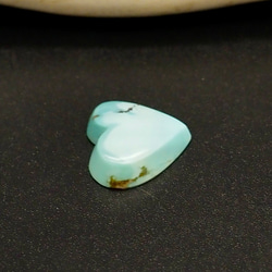 4,9ct Natural Turquoise アメリカ産ターコイズ ハート A-81 ルース 天然石 ナチュラル 2枚目の画像