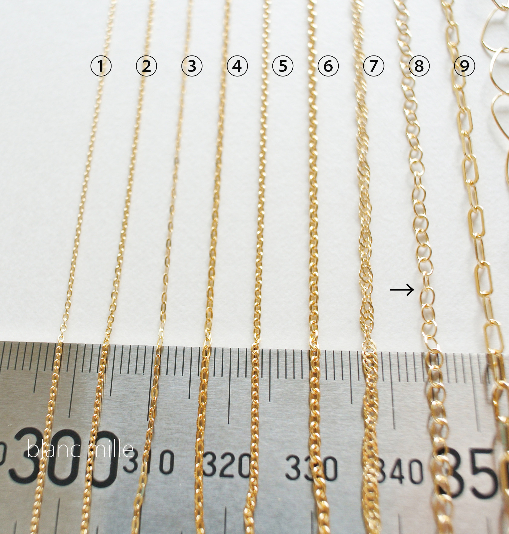 No.b-2.3-468○*K18 シンプルブレスレット オーダー制作○*18金ゴールド少し太め小豆チェーン 18k