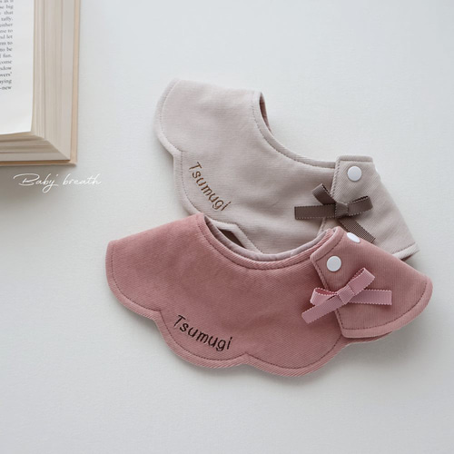 コーデュロイ スタイ ୨୧ 選べる 11色 ୨୧ 花 リース型 360 お名前