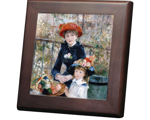 イタリア　絵画　額縁　ルノワール　ふたりの姉妹 イタリア 絵画 額縁 ルノワール ふたりの姉妹 イタリア 絵画 額縁