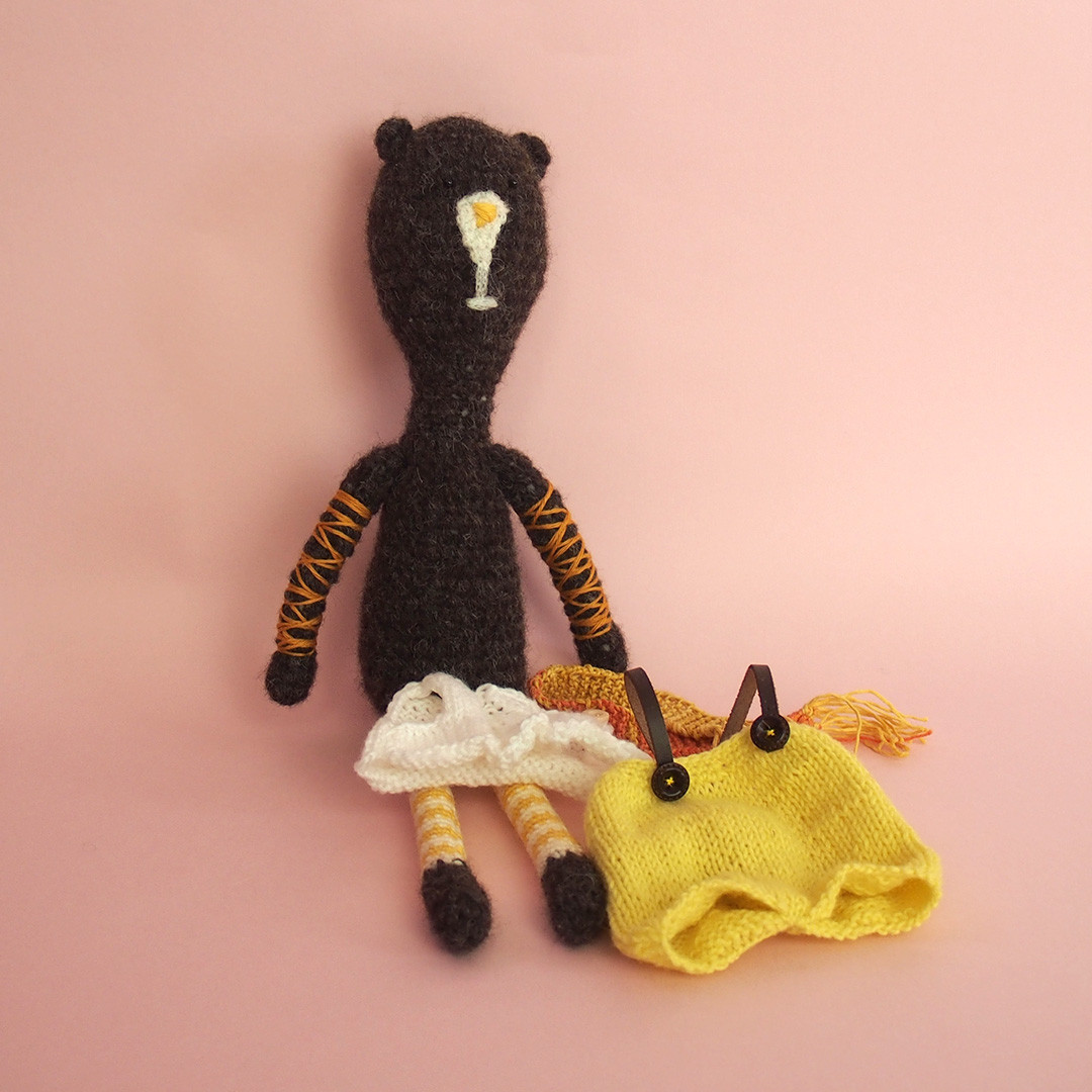 ボダさん【クマのあみぐるみ】