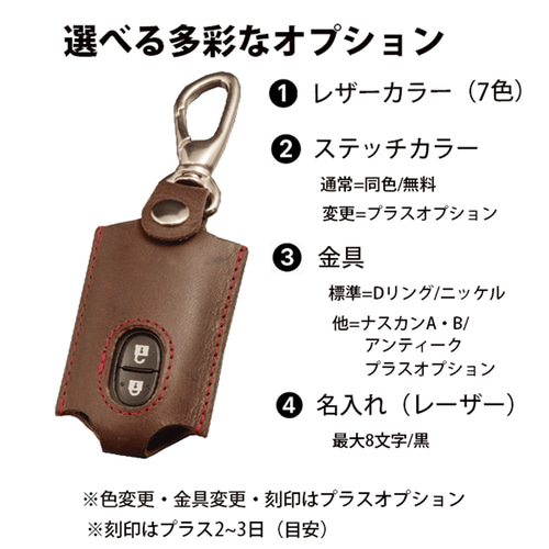スズキ ハスラー/ワゴンR/アルト/スペーシア スマートキーケース キー