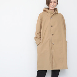 Hoodie coat  / camel 3枚目の画像