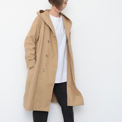 Hoodie coat  / camel 1枚目の画像