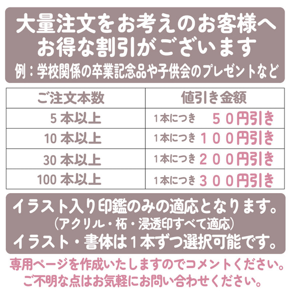 【トイプーF】柘のイラスト入りはんこ♡オリジナル巾着袋付き♪銀行印可！ 11枚目の画像