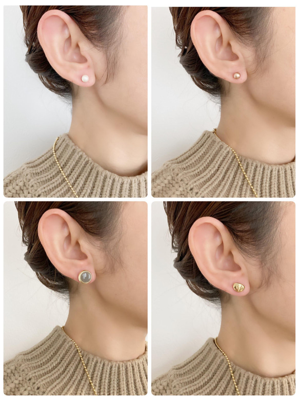 Creema 獨家 ONE WEEK 耳環/耳環7件套 第3張的照片