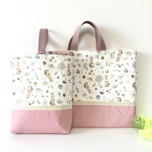 はに　ミルキーラビットのシューズケース ♡Milky rabbit☆シューズ入れ♡～ミルキーラビット～デコレクションズ