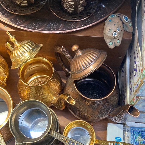 トルコ製 アラビア金属製ポット S・Mサイズ 選択 ポット・急須 Alii