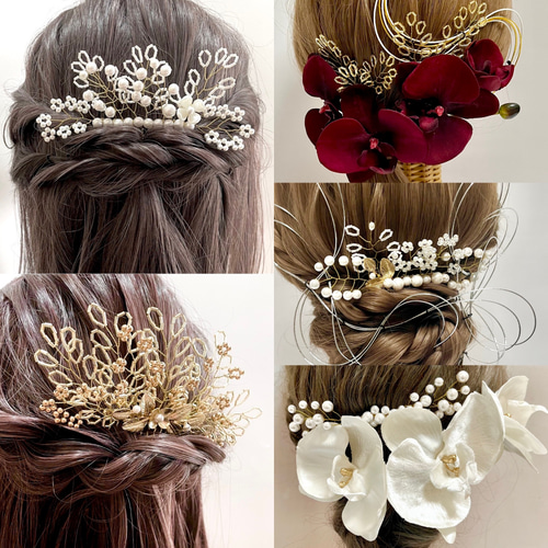 髪飾り 成人式 卒業式 結婚式 七五三 ウェディング お呼ばれ 前撮り 袴