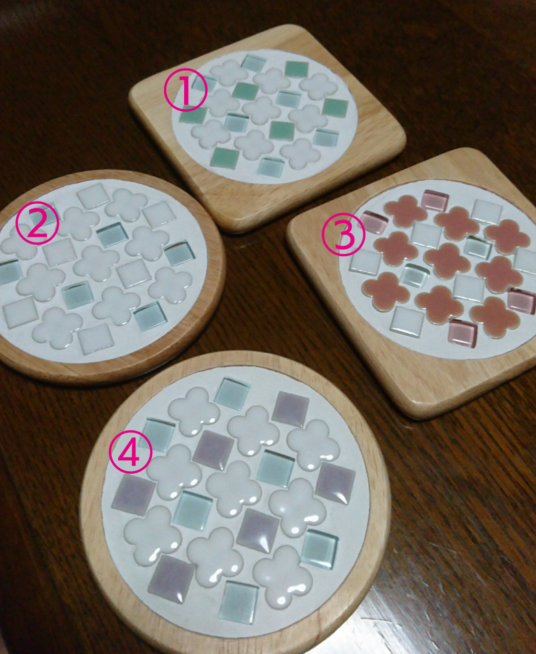 【30セット】モザイクタイルのコースターキット