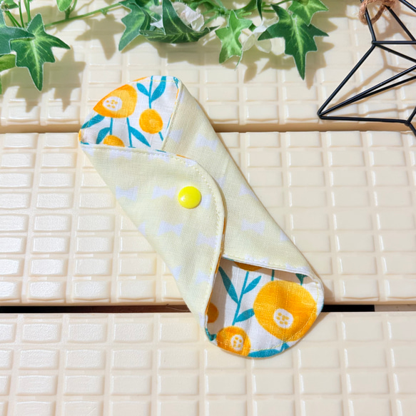 蒸れずに快適ガーゼライナー5枚セット☆おりものシート☆ダブルガーゼ布ナプキン☆ハンカチタイプ 17枚目の画像