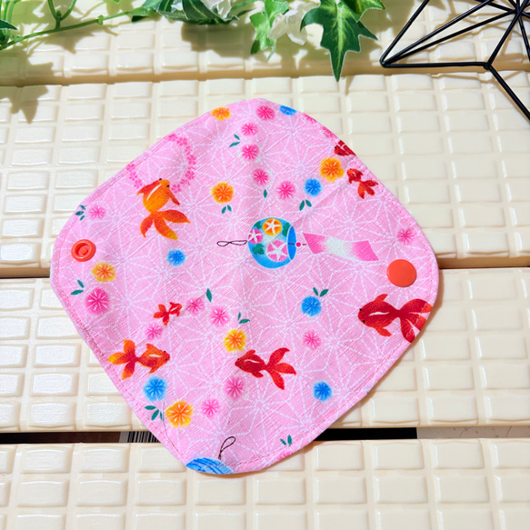 蒸れずに快適ガーゼライナー5枚セット☆おりものシート☆ダブルガーゼ布ナプキン☆ハンカチタイプ 3枚目の画像