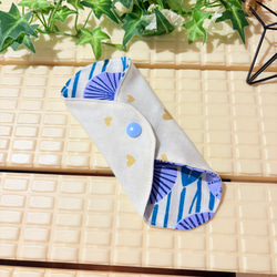 蒸れずに快適ガーゼライナー5枚セット☆おりものシート☆ダブルガーゼ布ナプキン☆ハンカチタイプ 13枚目の画像