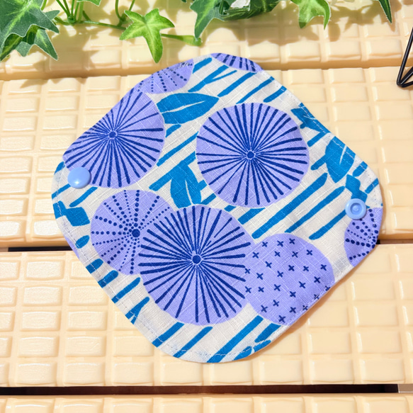 蒸れずに快適ガーゼライナー5枚セット☆おりものシート☆ダブルガーゼ布ナプキン☆ハンカチタイプ 11枚目の画像