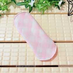 蒸れずに快適ガーゼライナー5枚セット☆おりものシート☆ダブルガーゼ布ナプキン☆ハンカチタイプ 5枚目の画像