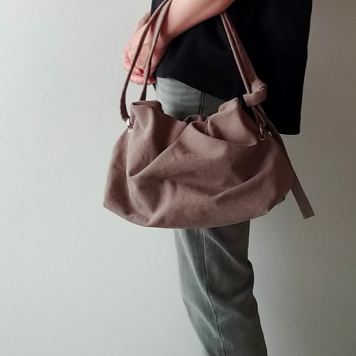 シャーリングバッグ ice gray ショルダーバッグ andew 通販