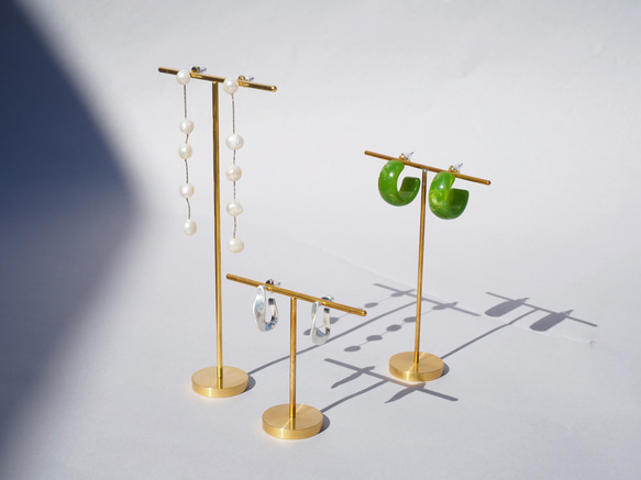 ピアス・アクセサリースタンド ＜eclat - エクラ＞ Lサイズ 展示・撮影用 4枚目の画像
