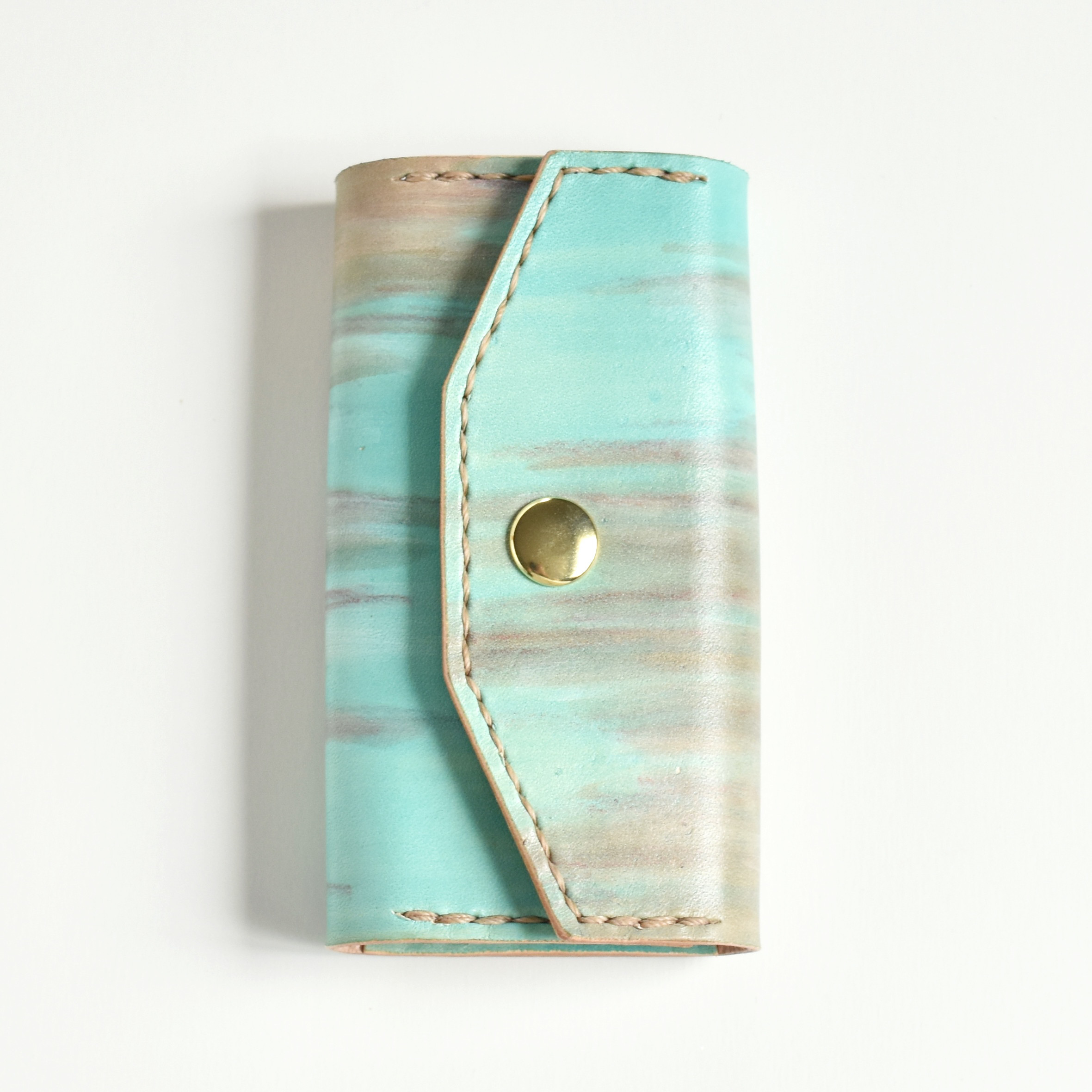 革の手染めケース 「Sunset（キーケース）」