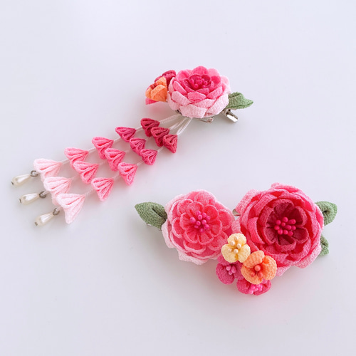 バラの飾り リアルなバラカラフルボタンL（29mm） | Dua-アクセサリーパーツショップ