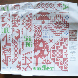【送料無料】★スノークリスマス18ct★クロスステッチ刺繍キット 8枚目の画像