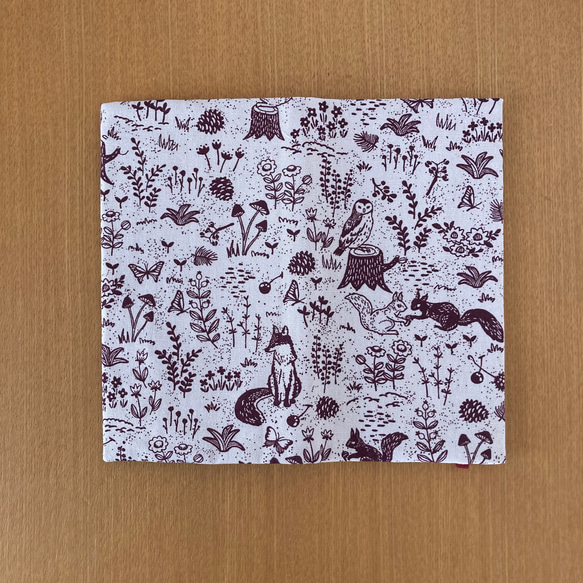 3段60枚カードケースカバー【Forest animals】 4枚目の画像