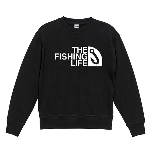 THE FISHING LIFE】釣り フィッシング パロディ スウェット