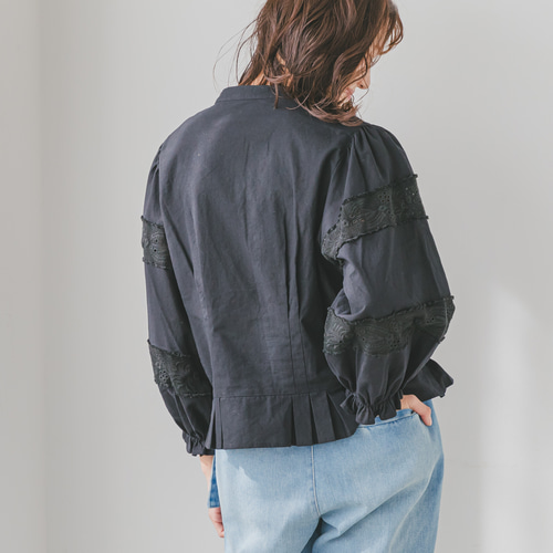 美品♡レリアン パール レース ブラウス バルーンスリーブ 近年モデル 23SS 美品♡レリアン パール レース ブラウス バルーンスリーブ 近年
