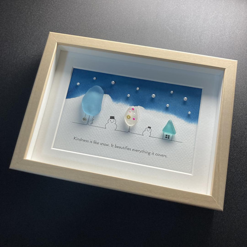 雪にゃん様専用】オーダー3点❀ シーグラスアート 雪にゃん】オーダー